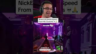 Speed went off script in Nick Eh 30s customs 😭 fortnite [upl. by Stubstad]