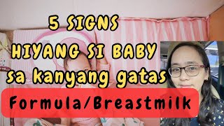 5 SIGNS HIYANG SI BABY sa kanyang Formula MilkBreastmilk by Dr Pedia Mom [upl. by Tabina130]