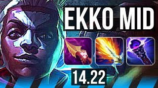 EKKO vs ORIANNA MID  KR Master  1422 [upl. by Tirrag280]