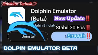 DOLPHIN EMULATOR BETA‼️New Update Stabil 30FpsMakin Lancar amp Fiks Shader [upl. by Shoshanna]