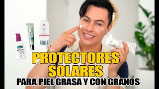 Protectores solares faciales para la piel grasa y con granitos [upl. by Stiruc]