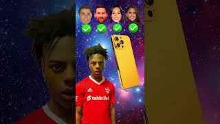 Ronaldo 🆚 Georgina 🆚 Messi 🆚 Antonela 💋 Ask Speed trending football [upl. by Skardol]