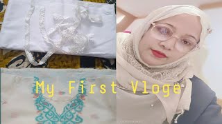 My First Vloge সেলাই কাজ দিয়ে প্রথম ব্লগ শুরু করলাম 🫰 [upl. by Slosberg926]