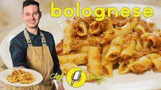 Bolognese  Chef Andy [upl. by Franciska]