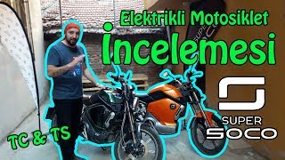 2021 Super Soco TC Wanderer Electric Motorcycle [upl. by Ahseyt]