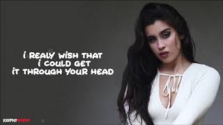 Lauren Jauregui  Expectations  Lyrics Video [upl. by Barnard]