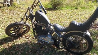 Pt30 Test Ride Hardtail 1979 Harley Ironhead Sportster [upl. by Aural509]