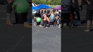 Drumming on exercise balls at JamFest October 19 2024 [upl. by Iolenta206]