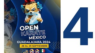 DAY 1  TATAMI 4  OPEN KARATE MEXICO GUADALAJARA [upl. by Yelena167]