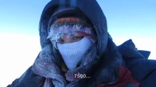 Elisabeth and Tomek on Messner 2000 during the winter 201415 [upl. by Iyre]