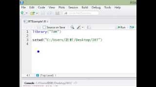 3 Rasch Model Implementation with TAM Package R Package 1 2014 10 13 [upl. by Nevada919]