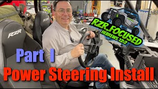 Part I RZR 900S Power Steering Install [upl. by Azaleah]