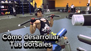 Cómo desarrollar tus dorsales 🏋️ [upl. by Dickerson]