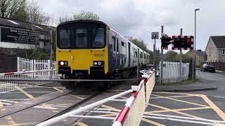 New Barriers Chaffers Level Crossing Lancashire Tuesday 16042024 [upl. by Sherborne]