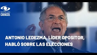 Habla en NoticiasCaracolAhora Antonio Ledezma exalcalde de Caracas y líder opositor [upl. by Vasileior]