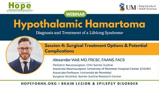 Treatment Options amp Potential Complications  Hypothalamic Hamartoma  A Lifelong Syndrome [upl. by Hilleary]