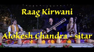 Raga Kirwani Alokesh Chandra  sitar Yury Lebedev  tabla 4K UHD November 1 2018 [upl. by Eelarat304]