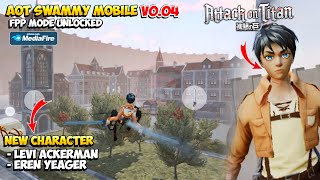 MAKIN KEREN AOT SWAMMY MOBILE V004  GAME ATTACK ON TITAN ANDROID OFFLINE FANGAME PLAYTHROUGH [upl. by Downall]