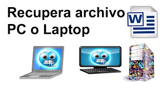 Cómo RECUPERAR un archivo WORD si tu PC o Portátil se Congela [upl. by Nollahp623]