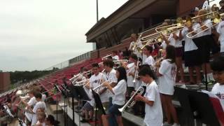 2013 quotBorn to Be Wildquot Coppell Middle School North Band Brass Section [upl. by Rangel607]