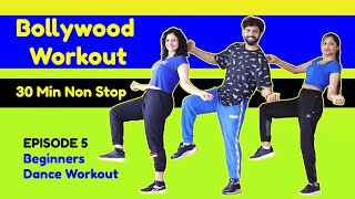 Bollywood Dance Workout S01E05  30 Min Non Stop Beginners Dance Workout FITNESS DANCE With RAHUL [upl. by Demmahom]