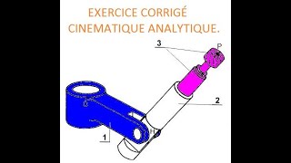 Exercice corrigé cinématique analytique [upl. by Enneire]