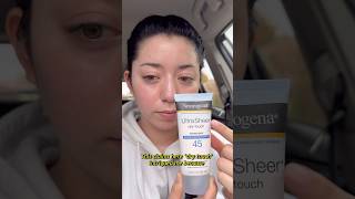 Neutrogena Ultra Sheer DryTouch Sunscreen SPF 45 Review [upl. by Ruscio]