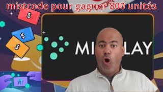 voici des Mistcodes pour gagner minimum 800 unités dans Mistplay [upl. by Allerie]