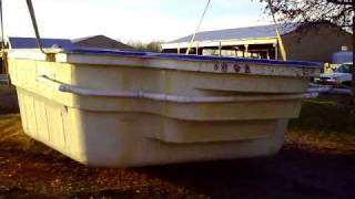 Awesome Fiberglass Pool Installation Video [upl. by Krissy]