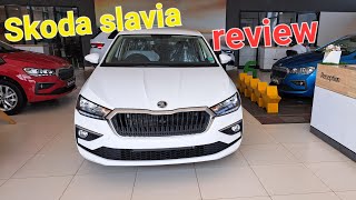 Skoda Slavia 15 TSI Ambition 147 Bhp 250 nm Manual 1819 kmpl petrol engine [upl. by Fidelia]