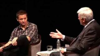 An Evening With Jeremy Renner in Modesto  interview 2 [upl. by Lamori]