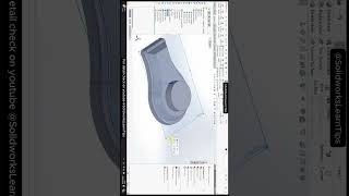 Revolved surface solidworks and using simple delete hole solidworkssurface [upl. by Navak]