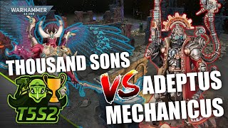 Admech vs Thousand Sons  T5S2 S9 Pod 4 FINALS  Warhammer 40k Battle Report [upl. by Haron]