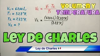 Ley de Charles Volumen y Temperatura en gases [upl. by Ogilvie]