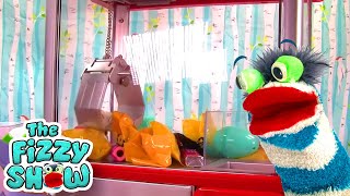 Fizzy Has Fun with the Paw Patrol Claw Machine [upl. by Orofselet261]