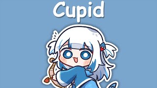 【Hololive Song  Gawr Gura Sing 唱歌】FIFTY FIFTY 피프티피프티  Cupid with Lyrics [upl. by Nash138]