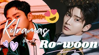 LOS MEJORES DRAMAS DEL ACTOR ROWOON ✨  NUEVO KDRAMA dramakorea dramas kdramas rowoon [upl. by Yhtak]