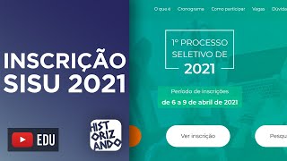 COMO SE INSCREVER NO SISU  PASSO A PASSO P FAZER A INSCRIÇÃO DO SISU  FAÇA A INSCRIÇÃO COMIGO [upl. by Rocker]