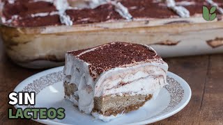 ¡Prepará un TIRAMISU VEGANO delicioso  break vegan [upl. by Akcinehs]