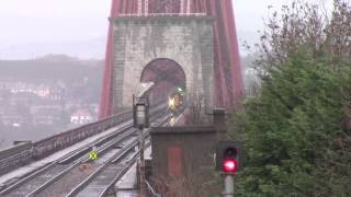 Dalmeny Station amp The Forth Railway Bridge Scotland [upl. by Barayon409]