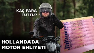 Motor Ehliyeti Aldım  Hollanda’da Motor Ehliyeti Nasıl Alınır Siz Bu Hatayı Yapmayın [upl. by Ciredec]