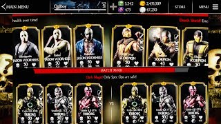 SHAO KAHN TOWER ALL SAME CHARACTER STAGES  JASONS vs JASONSTRIBORGSSCORPIONS  Mkx update 116 [upl. by Nnagrom]