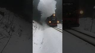 Fichtelbergbahn im Winter [upl. by Naliorf]