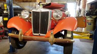 MG TD Restoration Progress Inspection [upl. by Gwenneth]