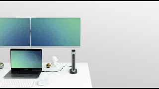 The Plugable Thunderbolt 3 and USBC Dual Display Dock with 100W Host Charging TBT3UDZ [upl. by Akaenahs]