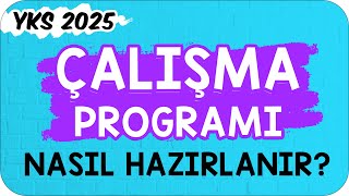 YKS Çalışma Programı Nasıl Hazırlanır 👇🏻 EN DETAYLI VE KAPSAMLI PROGRAM [upl. by Jarrett405]