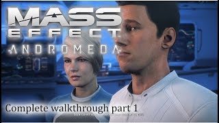 Mass Effect Andromeda  100 walkthrough part 1 ► 1080p 60fps  No commentary ◄ [upl. by Sillyhp]