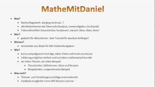 0 Einleitung  Willkommen bei MatheMitDaniel [upl. by Harifaz495]