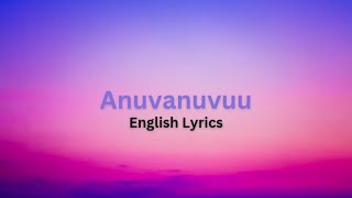 Anuvanuvuu Song English lyrics Karaoke  Arijit Singh YelltheBeat [upl. by Linnell]