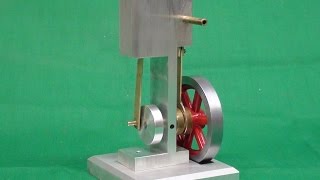 TUBALCAIN BUILDS A VERTICAL STEAM ENGINE wpiston valve Part 7 [upl. by Yeleen459]